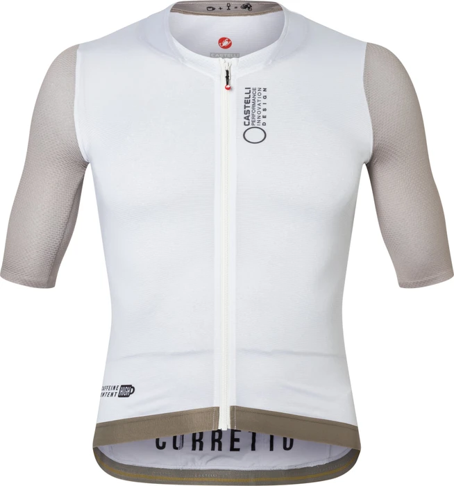 Castelli Corretto Trikot kurzarm ivory/clay/black (Herren)