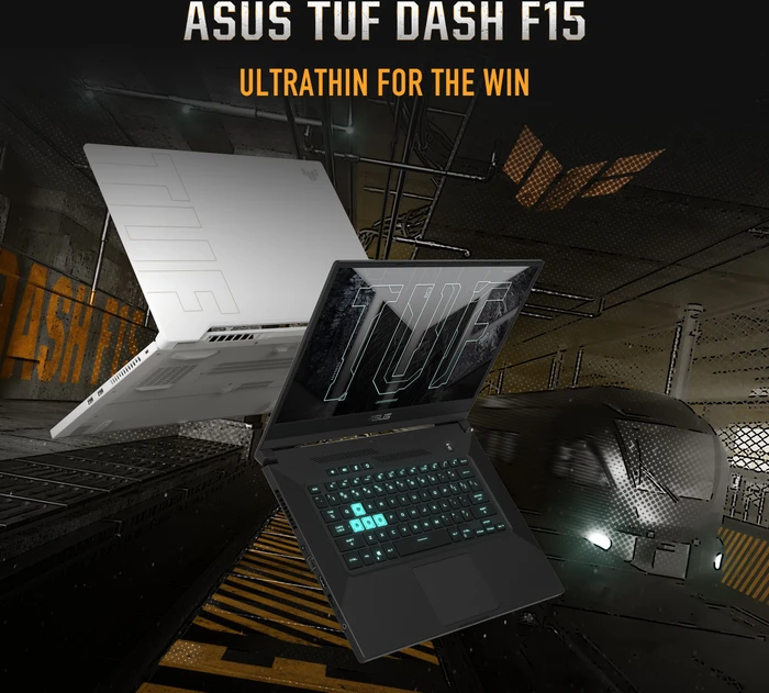 ASUS TUF Dash F15 FX516PR-HN087T, Eclipse Gray, Core i7-11370H, 16GB RAM, 512GB SSD, GeForce RTX 3070, DE