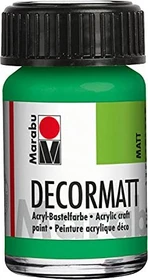 Marabu Decormatt Acryl Acrylfarbe, hellgrün, 15ml