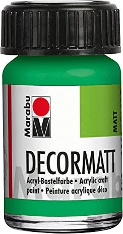 Marabu Decormatt Acryl Acrylfarbe, hellgrün, 15ml