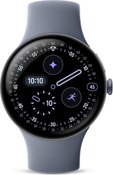 Google Pixel Watch 4 (LTE) 45mm Satin Moonstone mit Sportarmband Moonstone