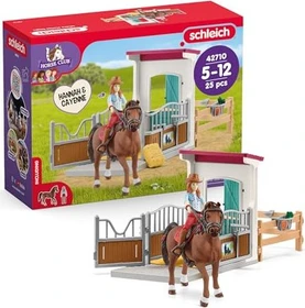 Schleich Horse Club - Pferdebox mit Hannah & Cayenne