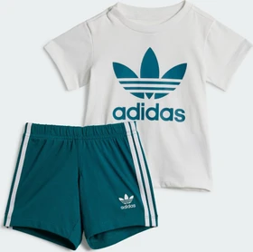 adidas Shorts T-Shirt Set legacy teal/white (Junior)