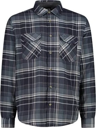 CMP Karomuster Hemd langarm antracite/ghiaccio/grey (Herren)