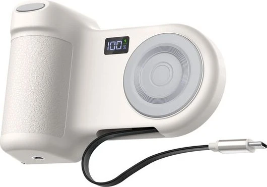 Belkin Stage PowerGrip magnetischer Kamerahalter mit Powerbank sandfarben