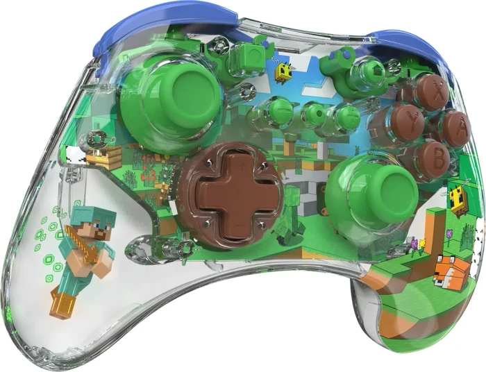 PDP Realmz Wireless Controller Minecraft Forest Biome (Switch)