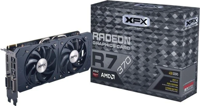 XFX Radeon R7 370 DD, 4GB GDDR5, 2x DVI, HDMI, DP
