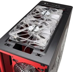 Lian Li PC-P50R rot, Acrylfenster