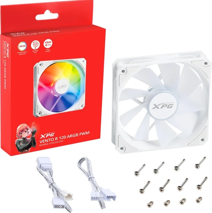 ADATA XPG Vento R 120 ARGB, weiß, 120mm