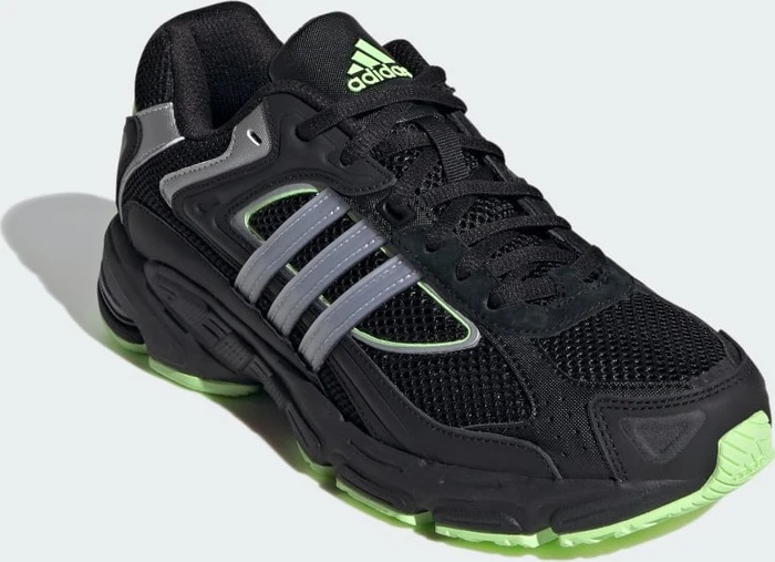 adidas Response CL core black/green spark/matte silver (Damen)