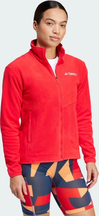 adidas Terrex Multi Fleece Jacke pure ruby (Damen)