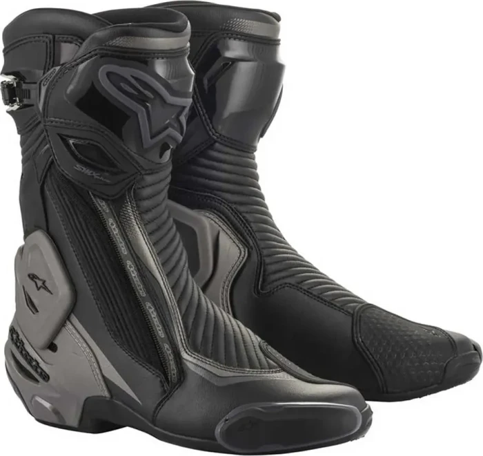 Alpinestars SMX Plus V2 Motorradstiefel schwarz/grau