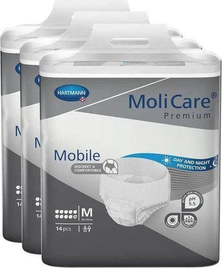 Hartmann MoliCare Premium Mobile 10 Tropfen Schutzhose Größe M, 42 Stück