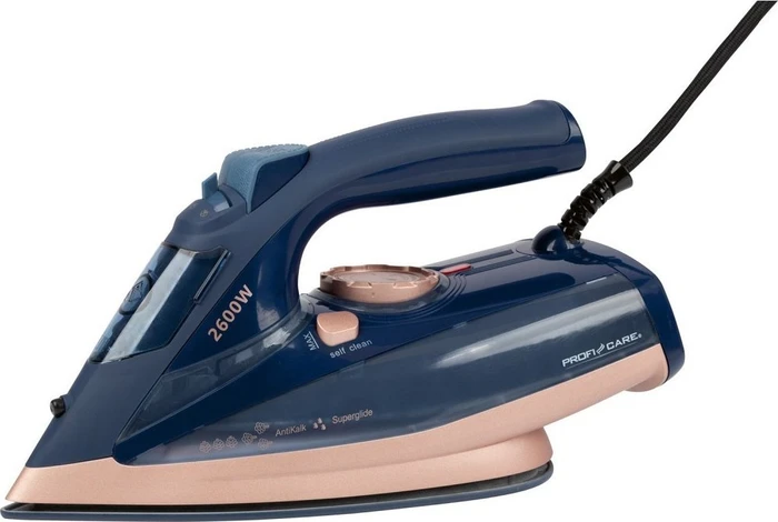 ProfiCare PC-DB 3126 Dampfbügeleisen blau-rosé