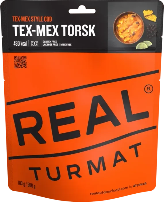 Real Turmat Kabeljau nach Tex-Mex Art 480kcal