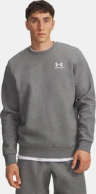 Under Armour Icon Fleece Crew Sweatshirt pitch grey medium heather/white (Herren)