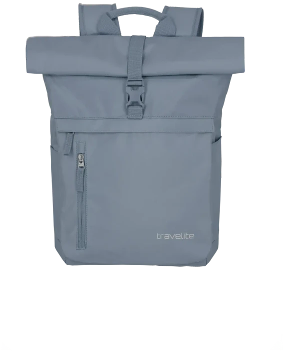 Travelite Basics Rollup Laptoprucksack, 15.6", rauchblau