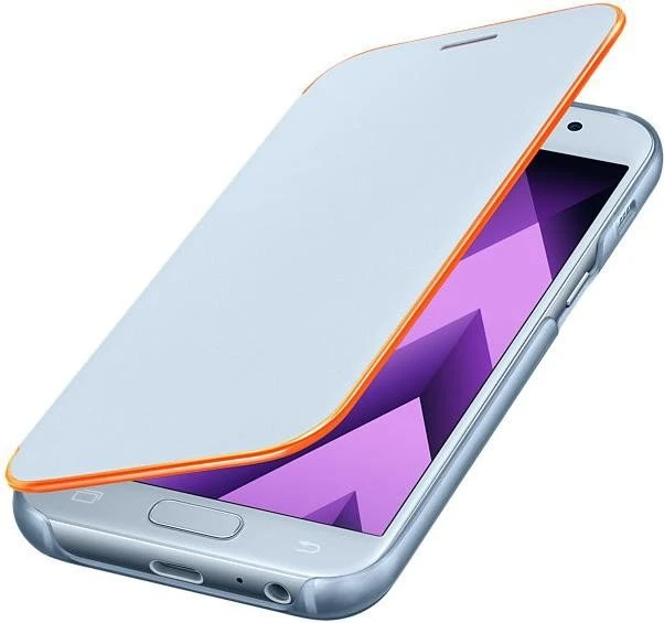 Samsung Neon Flip Cover für Galaxy A3 (2017) blau