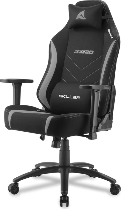 Sharkoon Skiller SGS20 Fabric Gamingstuhl, schwarz/grau
