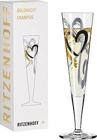 Ritzenhoff Goldnacht Champagnerglas von Thomas Marutschke 205ml