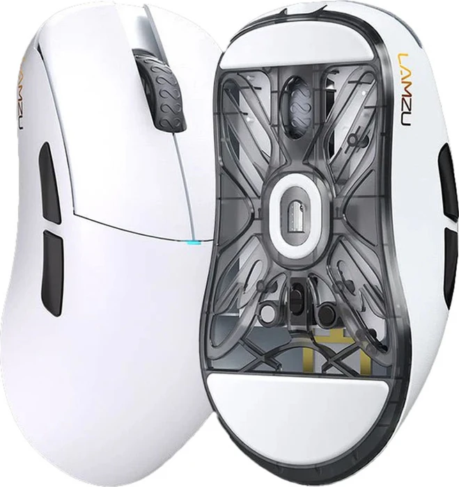 Lamzu Atlantis MINI Champion Edition Wireless Gaming Mouse Panda White, USB