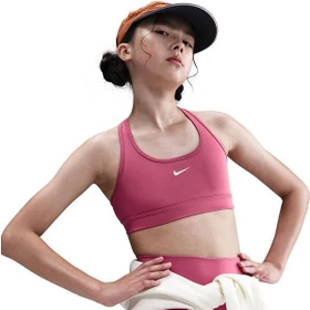 Nike Swoosh Sport-BH sweet beet/white (Junior)