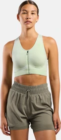 Odlo Seamless High mit Reißverschluss Sport-BH patina green/ambrosia (Damen)