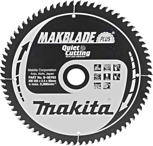 Makita Makblade Plus Kreissägeblatt 60Z, 190x2x20mm, 1 Stück