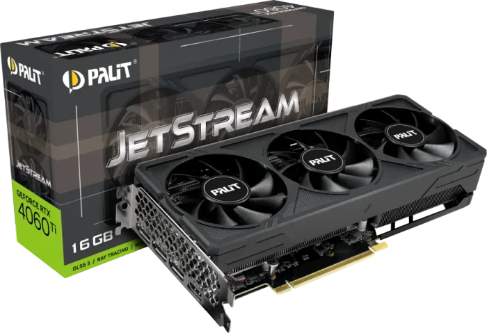 Palit GeForce RTX 4060 Ti JetStream, 16GB GDDR6, HDMI, 3x DP