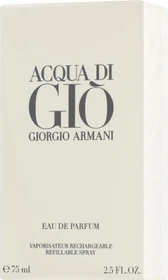 Giorgio Armani Acqua di Gio Homme Eau de Parfum nachfüllbar, 75ml