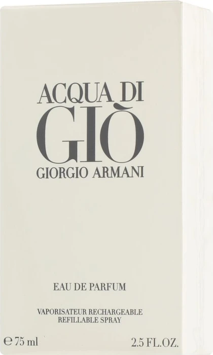 Giorgio Armani Acqua di Gio Homme Eau de Parfum nachfüllbar, 75ml