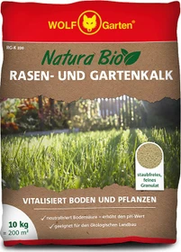 Wolf-Garten Natura Bio RG-K 200 Rasen-/Gartenkalk, 10kg