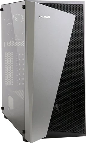 Zalman S4 Plus, schwarz, Acrylfenster