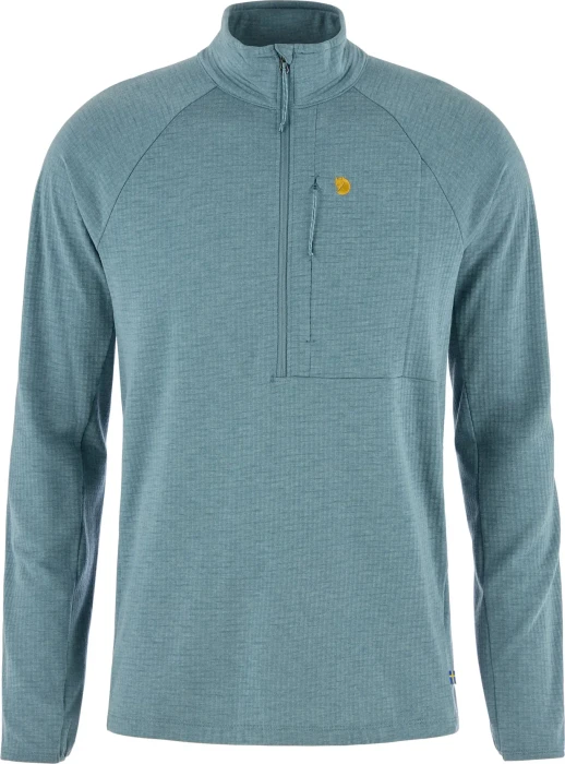 Fjällräven Bergtagen Midlayer Half Zip Funktionsshirt kurzarm nimbus blue (Damen)