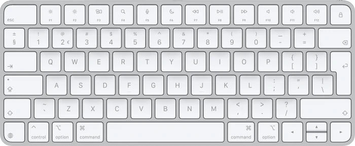 Apple Magic Keyboard (USB-C), weiß/silber, USB/Bluetooth, NL
