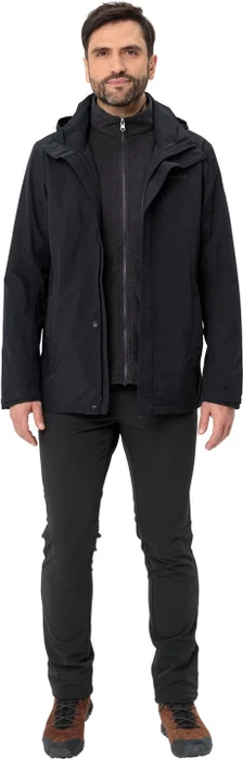 Vaude Rosemoor 3in1 Modell 2024 Funktionsjacke schwarz (Herren)