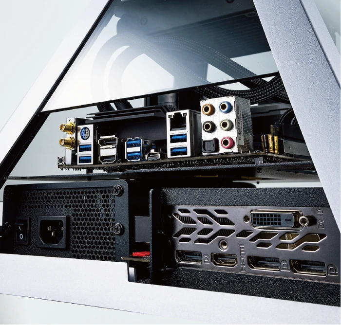 AZZA Pyramid Mini 806, Glasfenster, Mini-ITX