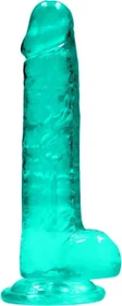 Shots Toys RealRock Crystal Clear Dildo 7"