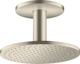 Hansgrohe Axor ShowerSolutions Kopfbrause 250 2jet mit Deckenanschluss brushed nickel