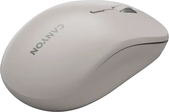 Canyon MW-12 Silent Wireless Mouse beige, USB/Bluetooth