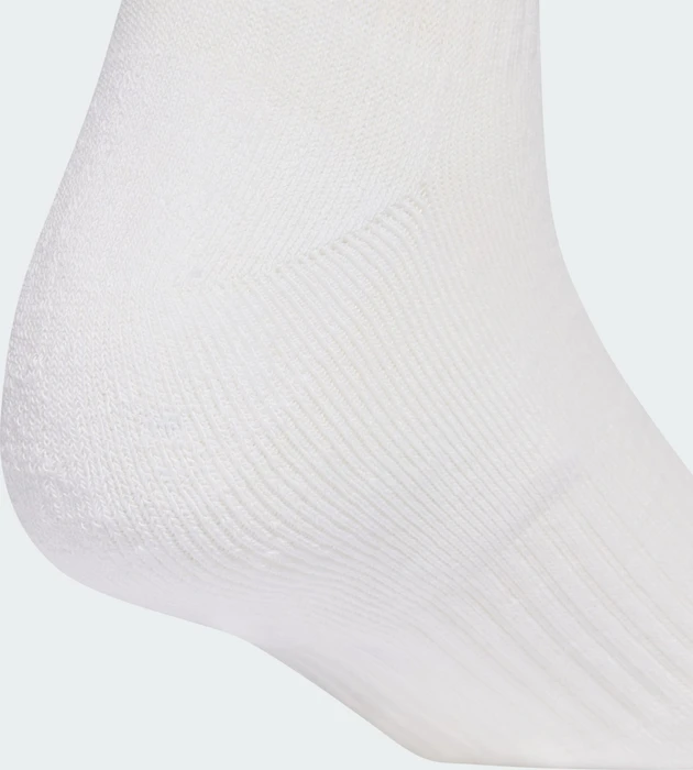 adidas 3-Streifen Essentials Cushioned Crew Socken weiß/schwarz, 3 Paare