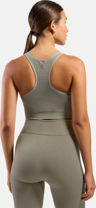 Odlo Seamless Medium Sport-BH vetiver melange (Damen)