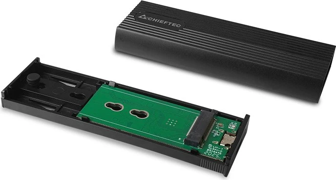 Chieftec externes Gehäuse M.2 NVMe SSD, USB-C 3.1