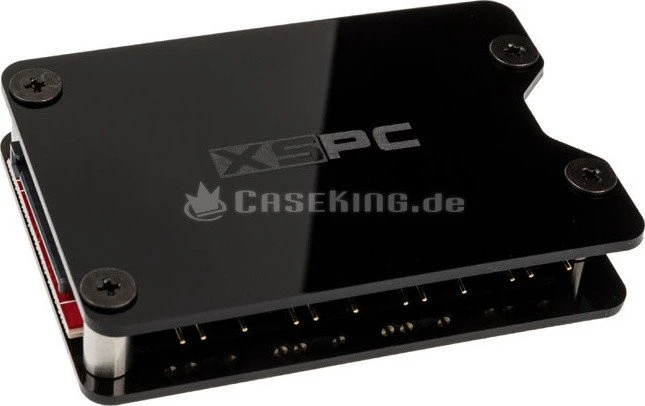XSPC RGB Splitter Hub, 8-fach, schwarz