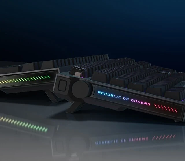 ASUS ROG Strix Morph 96 Wireless, schwarz, ROG NX SNOW V2, USB/Bluetooth, DE