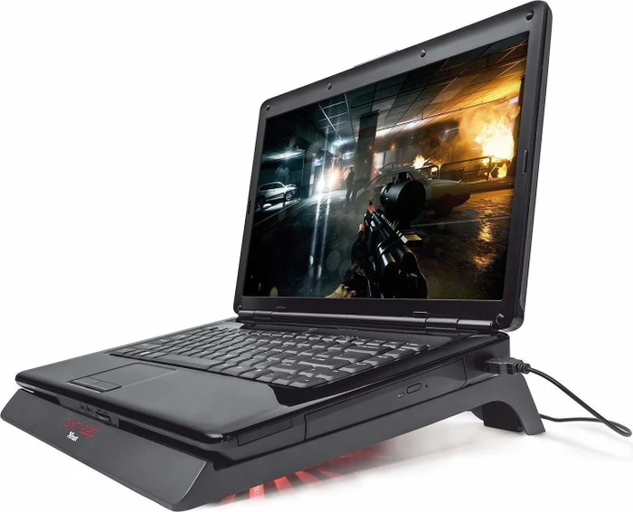 Trust Gaming GXT 220 Kuzo, Notebook-Stand/Notebook-Kühler bis 17.3", retail