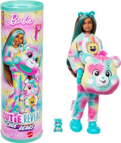 Mattel Barbie - Cutie Reveal - Good-Vibes-Bärchi Glücksbärchis Serie 2 (verschiedene Ausführungen)