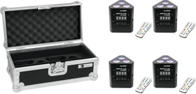 Eurolite Set 4x Akku TL-3 TCL Trusslight + Case