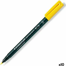 Staedtler Lumocolor 313 permanent gelb, 10er-Pack