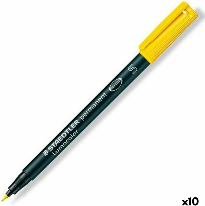 Staedtler Lumocolor 313 permanent gelb, 10er-Pack